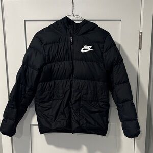 Nike kids Black Puffer Jacket